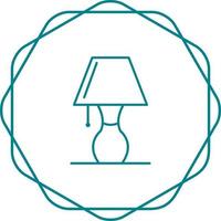 Table Lamp Vector Icon