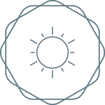 icono de vector de sol