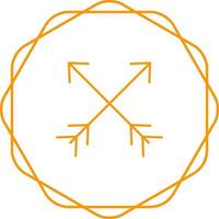 Two Arrows Vector Icon