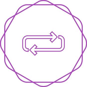 icono de vector de bucle