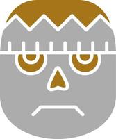 frankensteins monstruo vector icono estilo