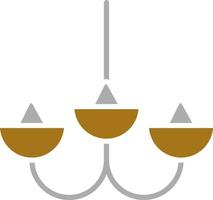 Chandelier Vector Icon Style