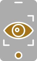 Mobile Retina Scan Vector Icon Style
