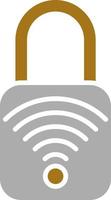 Smart Lock Vector Icon Style