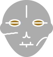 Monster Face Vector Icon Style