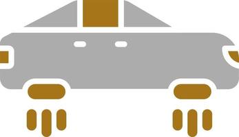 Hover Car Vector Icon Style