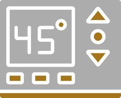 temperatura controlar vector icono estilo