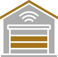 Smart Garage Vector Icon Style