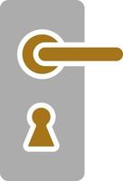 Door Knob Vector Icon Style