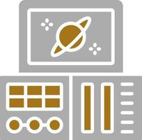 Space Control Panel Vector Icon Style