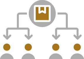 Distribution Vector Icon Style