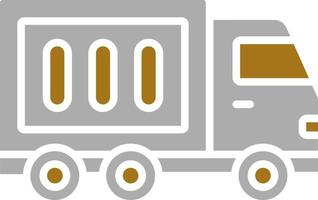 Lorry Vector Icon Style