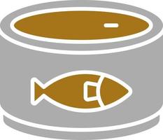 Canned Food Vector Icon Style