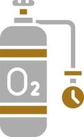 Oxygen Tank Vector Icon Style