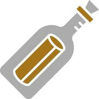 Message In Bottle Vector Icon Style