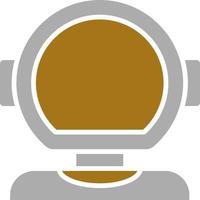 Diving Helmet Vector Icon Style