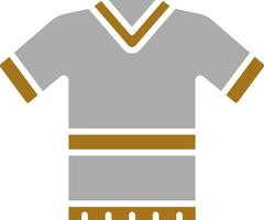 rugby camisa vector icono estilo
