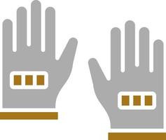 Rugby Gloves Vector Icon Style