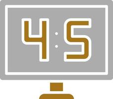 Online Scoreboard Vector Icon Style