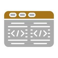 Code Vector Icon Style