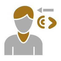 Auditory Hallucination Vector Icon Style