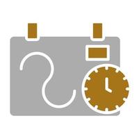 Flexible Schedule Vector Icon Style