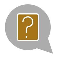 Question Vector Icon Style