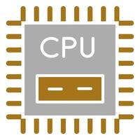 Cpu Vector Icon Style