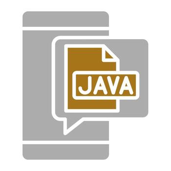 Java vector icono estilo