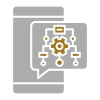 Algorithm Vector Icon Style