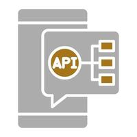 Api Integration Vector Icon Style