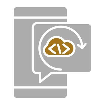 Code Refactoring Vector Icon Style