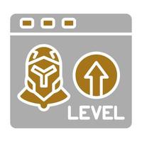 Level Up Vector Icon Style