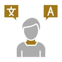 Language Skills Vector Icon Style