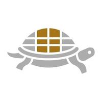 mar Tortuga vector icono estilo