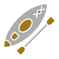 Canoeing Vector Icon Style