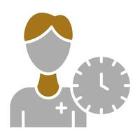 Patients Waiting Vector Icon Style