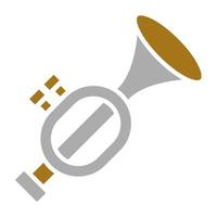 trompeta vector icono estilo
