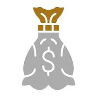 Money Bag Vector Icon Style