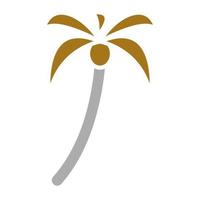 Palm Tree Vector Icon Style