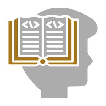 Learn To Code Vector Icon Style
