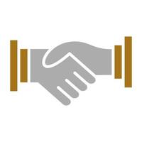 Handshake Vector Icon Style