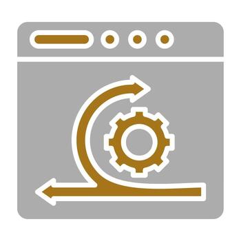 ágil software desarrollo vector icono estilo