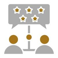 Customer Reviews Vector Icon Style