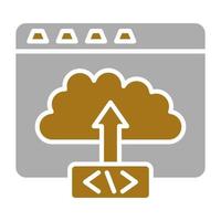 Code Deployment Vector Icon Style