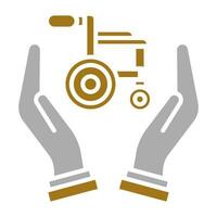Disable Aid Vector Icon Style