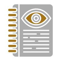 Optometric Guidelines Vector Icon Style