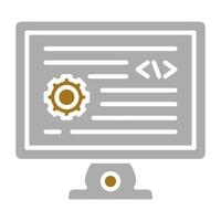 Backend Development Vector Icon Style