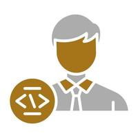 Programmer Vector Icon Style