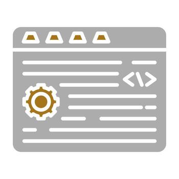 Programming Vector Icon Style